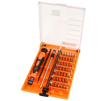 JAKEMY®JM-8128 Magnetisk, Udskifteligt 45 i 1 Multifunktionelt Præcisionsskruetrækkersæt - Reparationsværktøj til / / PC