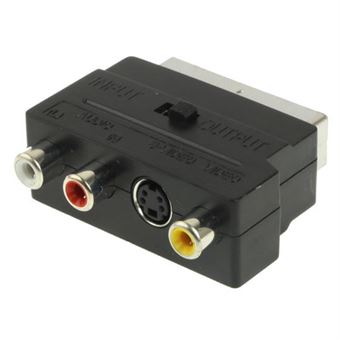 RGB Scart Han til S Video/3 RCA Audio Adaptor