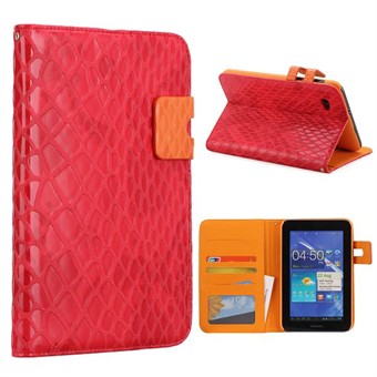 Turtle Design Case - Samsung Galaxy Tab 7.0 / 2 7.0 (Rød)