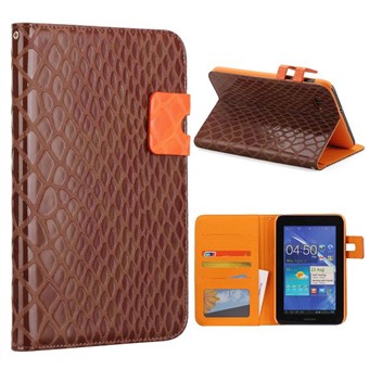 Turtle Design Case - Samsung Galaxy Tab 7.0 / 2 7.0 (Brun)