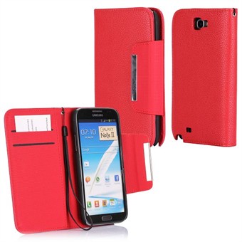 SmartPurse Case -Galaxy Note II (Rød)