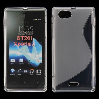 S-line Silicone Cover - XPeria J (gennemsigtig)