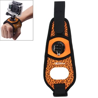 Leopard 360 grader roterende Håndledsrem - Orange