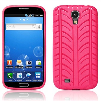 Silikone Bildæk  Cover S4 (pink)