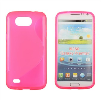 S-line Silikone Cover til Galaxy Premier (Pink)