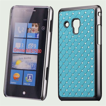 Bling Bling Diamond Chrome til Omnia M (Turkis)