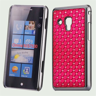 Bling Bling Diamond Chrome til Omnia M (Magenta)