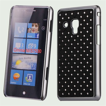 Bling Bling Diamond Chrome til Omnia M (Sort)