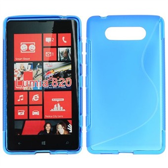 S-Line Silicone Cover - Lumia 820 (Blå)