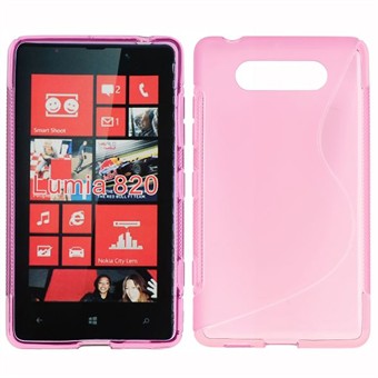 S-Line Silicone Cover - Lumia 820 (Pink)