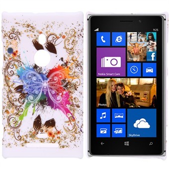 Motiv Plastik Cover Lumia 925 (Gold Butterfly)