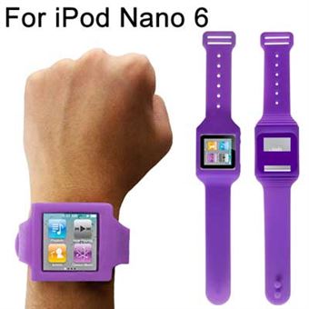 Silikone ure iPod nano 6 - Lilla