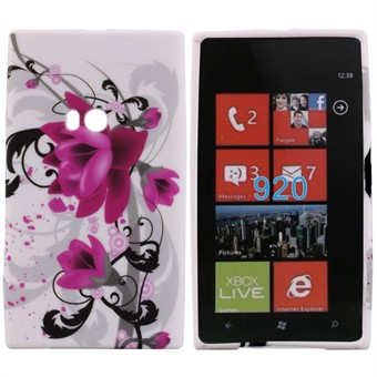 Motiv Silikone Cover til Lumia 920 (Efterår)