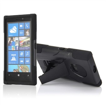 Defender Case Lumia 920 med Stand (Sort)