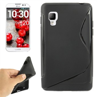 S-Line Silikone Cover LG Optimus LF 2 (Sort)