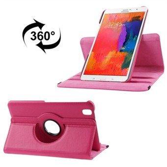 360 Roterende Læder Cover til Tab Pro 8.4 (Magenta)