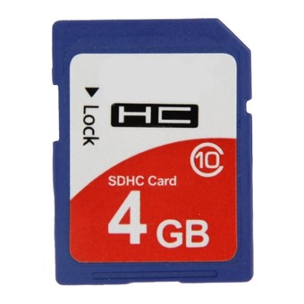 SDHC Hukommelseskort - 4GB