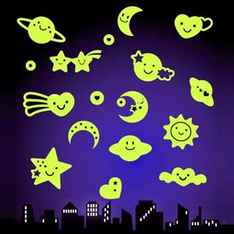 Selvlysende planeter til værelset