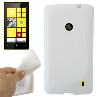 S-Line Silikone Cover Lumia 520 (Hvid)