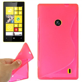 S-Line Silikone Cover Lumia 520 (Pink)