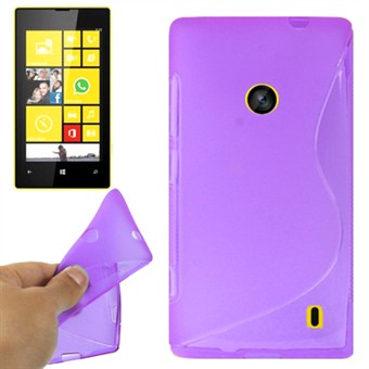 S-Line Silikone Cover Lumia 520 (Lilla)
