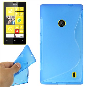 S-Line Silikone Cover Lumia 520 (Blå)