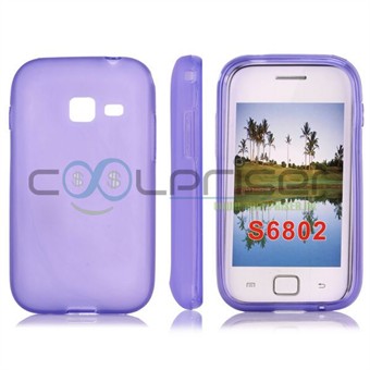 Galaxy Ace Duos Simpel Silikone cover (Orange)