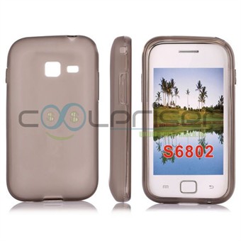 Galaxy Ace Duos Simpel Silikone cover (Grå)