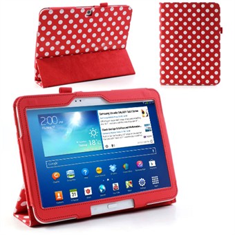 Prik Etui - Galaxy Tab 3 10.1 (Rød)