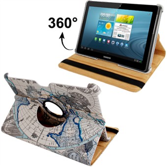 Verdenskort Roterende etui tab 2/3 10.1 (Blå)