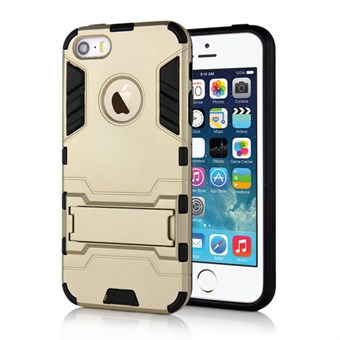 Cave hard plast- og TPU cover til 5 / 5S / SE 2013 - Guld