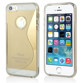 S-Line silikonecover til iPhone 5 / iPhone 5S / iPhone SE 2013 - Transperant White