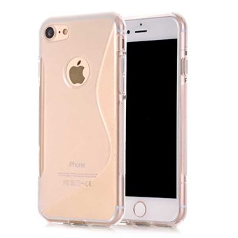 S-line silikone cover til iPhone 7 Plus / iPhone 8 Plus -Transperant