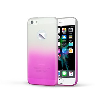 Graduate color system silikonecover til iPhone 5 / iPhone 5S / iPhone SE 2013 - Magenta