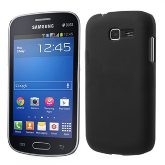 SImpel Plastik Cover til Galaxy Trend Lite (Sort)