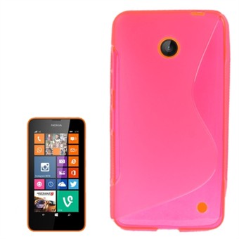 S-Line Silikone Cover - Nokia 630 (pink)