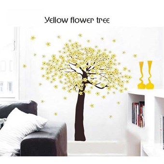 TipTop Wallstickers Lemon Tree /Yellow Flower Tree