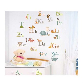 TipTop Wallstickers AY Lovely Animals  Letters Print
