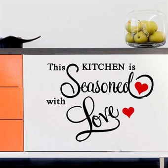 TipTop Wallstickers "This Kitchen is..." English Famous Sayings