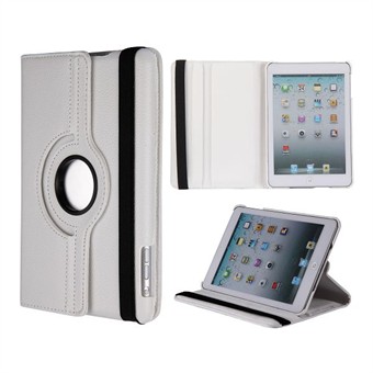 Danmarks Billigste 360 Roterende Cover til iPad Mini 1 / iPad Mini 2 / iPad Mini 3 (hvid)