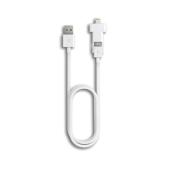 Innergie 2in1 Lightning og Micro USB Kabel - Fra Innergie