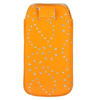 Pull Tab Case - Orange (bling edition) iPhone 5 / iPhone 5S / iPhone SE 2013