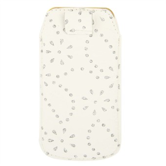 Pull Tab Case - White (bling edition) 5 / 5S / SE 2013