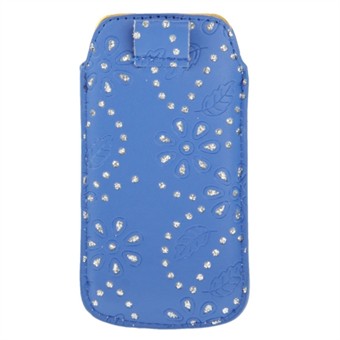 Pull Tab Case - Blue (bling edition) iPhone 5 / iPhone 5S / iPhone SE 2013