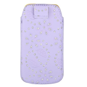 Pull Tab Case - Purple (bling edition) iPhone 5 / iPhone 5S / iPhone SE 2013