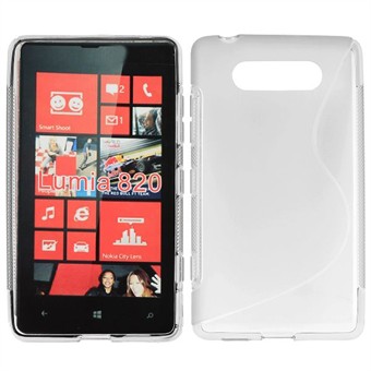 S-Line Silicone Cover - Lumia 820 (Transparent)