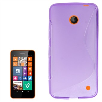 S-Line Silikone Cover - Nokia 630 (lilla)