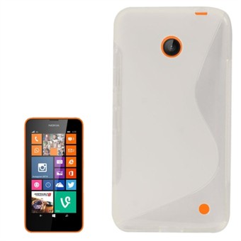 S-Line Silikone Cover - Nokia 630 (klar)