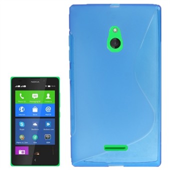 S-Line Silikone Cover - Nokia XL (blå)
