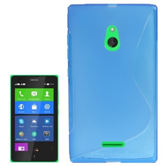 S-Line Silikone Cover - Nokia XL (blå)